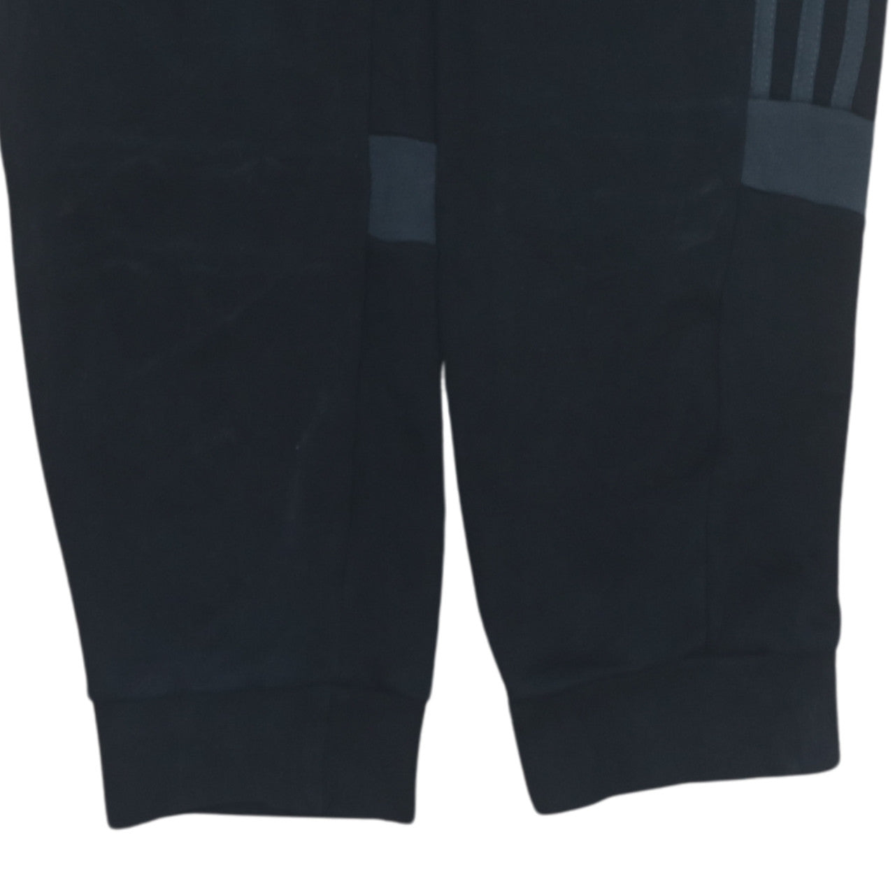 adidas Men's Black Jogger Trousers Size M Regular Fit Fleece