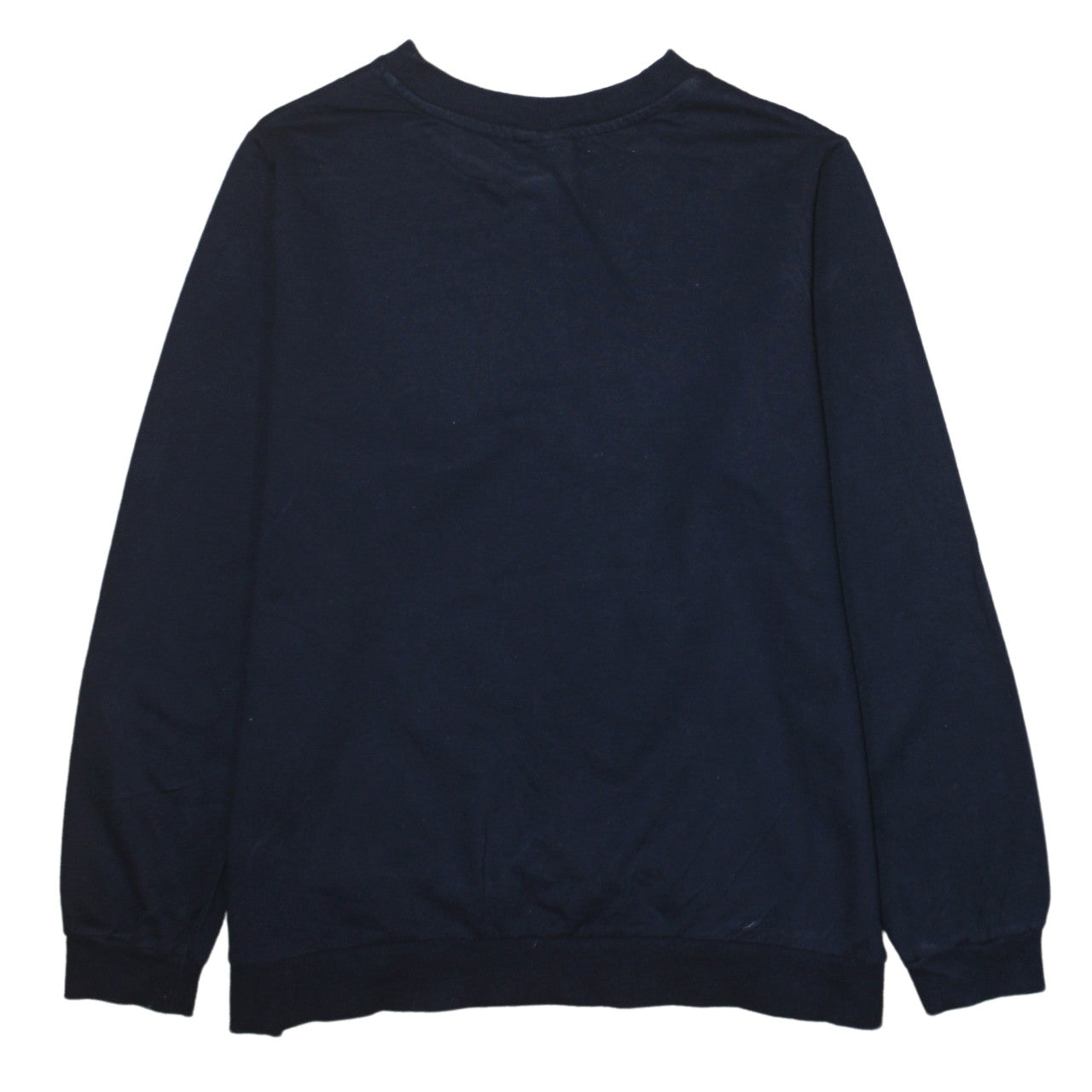 Disney Tu Women Navy Blue Christmas Mickey Mouse Glitter Sweatshirt Size 16