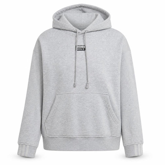 Adidas Women’s Grey Pullover Hoodie Size 16 Cotton Blend Casual