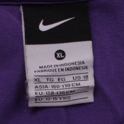 Nike Teens Purple Track Jacket Full Zip Activewear Size 14