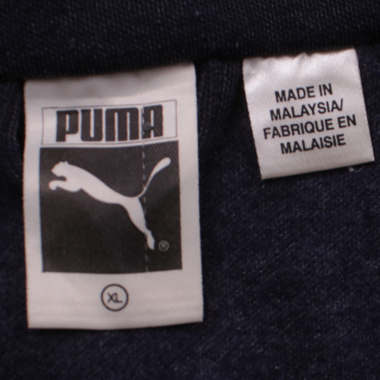 Puma Mens Blue XL Track Jacket Full Zip Striped Sportswear