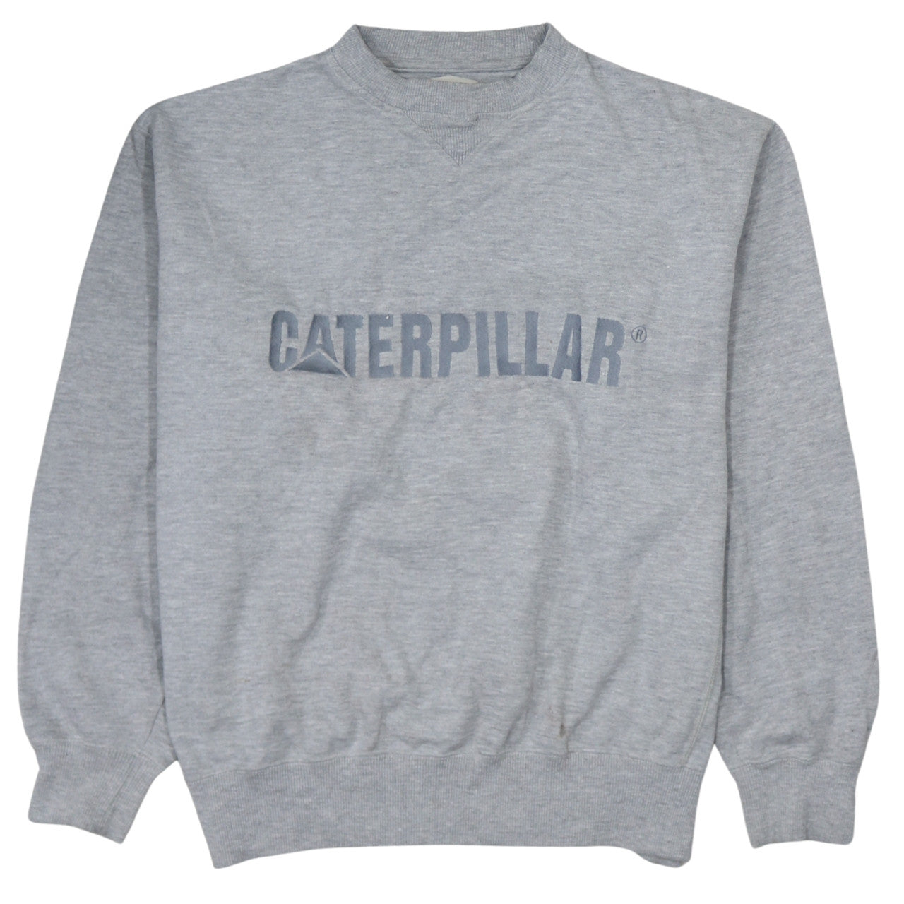 Caterpillar Men's Grey Pullover Sweatshirt L Regular Fit