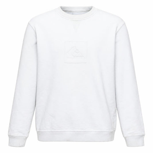 Quiksilver Men's White Crew Neck Pullover Sweatshirt Size L