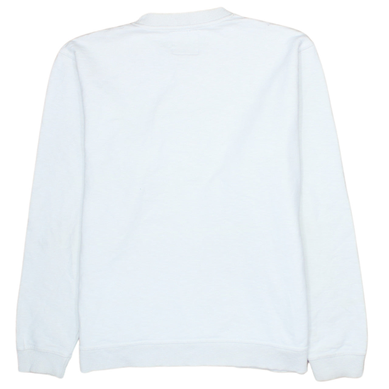 Quiksilver Men's White Crew Neck Pullover Sweatshirt Size L