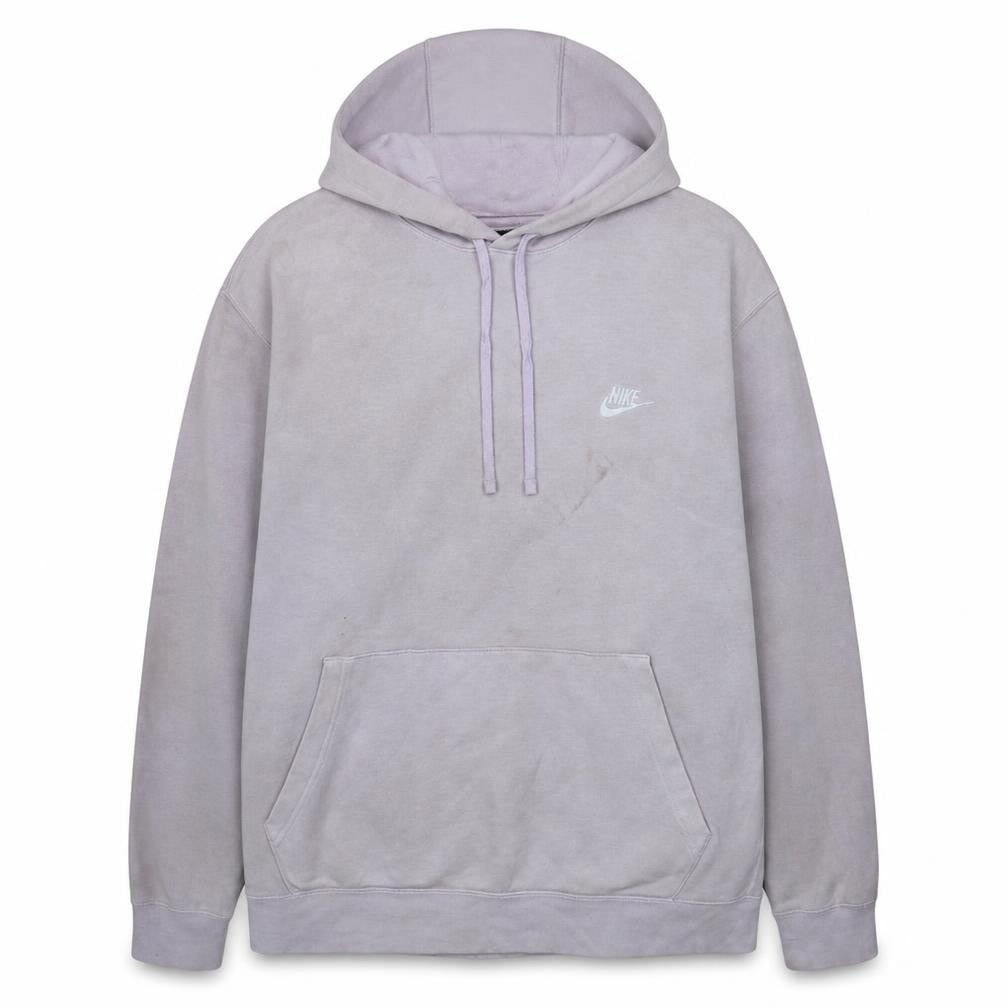 Nike Womens Lilac Pullover Hoodie XXL Relaxed Fit Cotton Blend