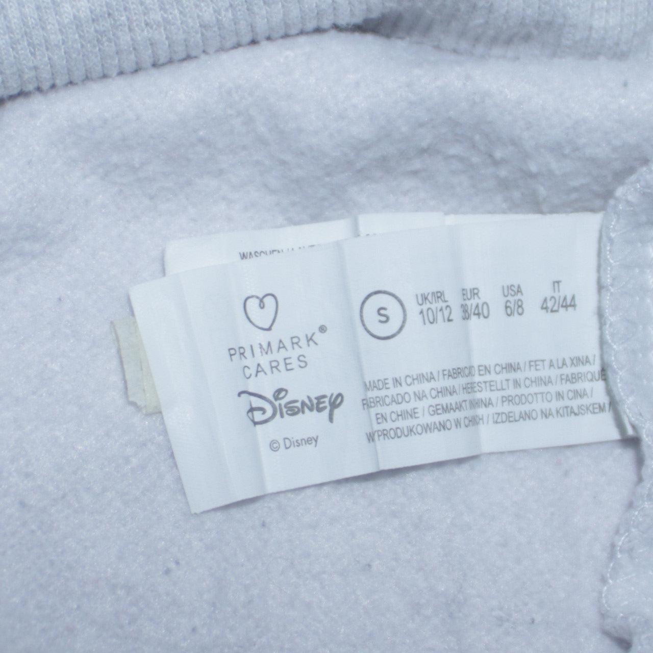 Disney x Primark Women’s Grey Mickey Mouse Sweatshirt Size S 10/12