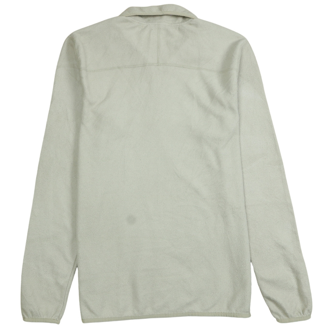 The North Face Men's Beige Fleece 1/2 Zip Pullover Sweatshirt S
