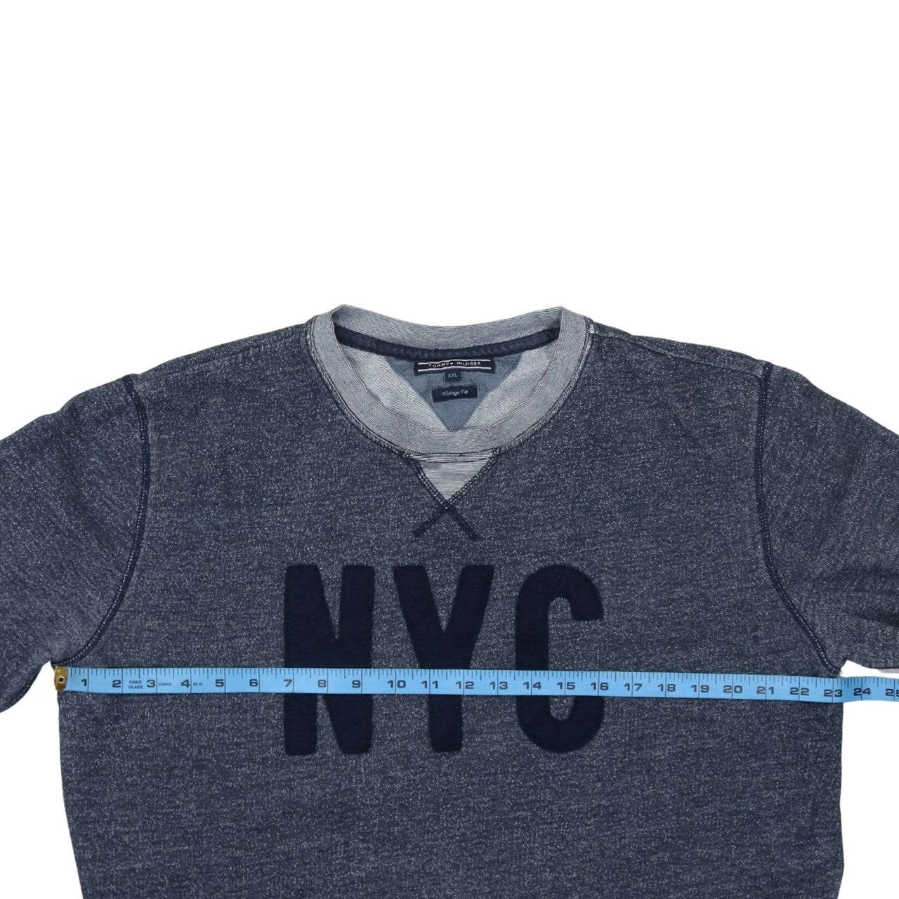 Tommy Hilfiger Men's Blue NYC Crew Neck Sweatshirt 2XL Classic Fit