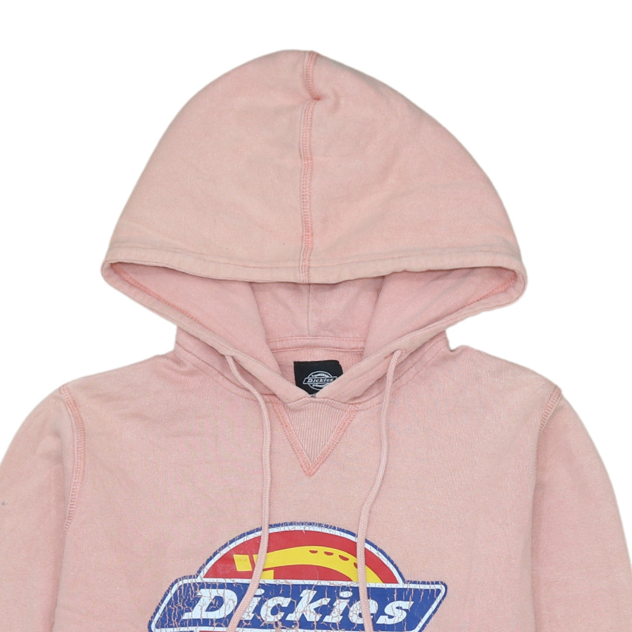 Dickies Men’s Pink XS Pullover Hoodie with Logo Graphic