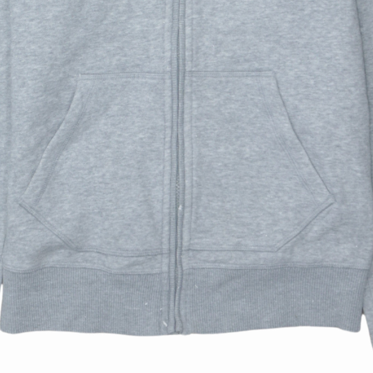 Adidas Women’s Grey Full Zip Hoodie Size L Classic Fit