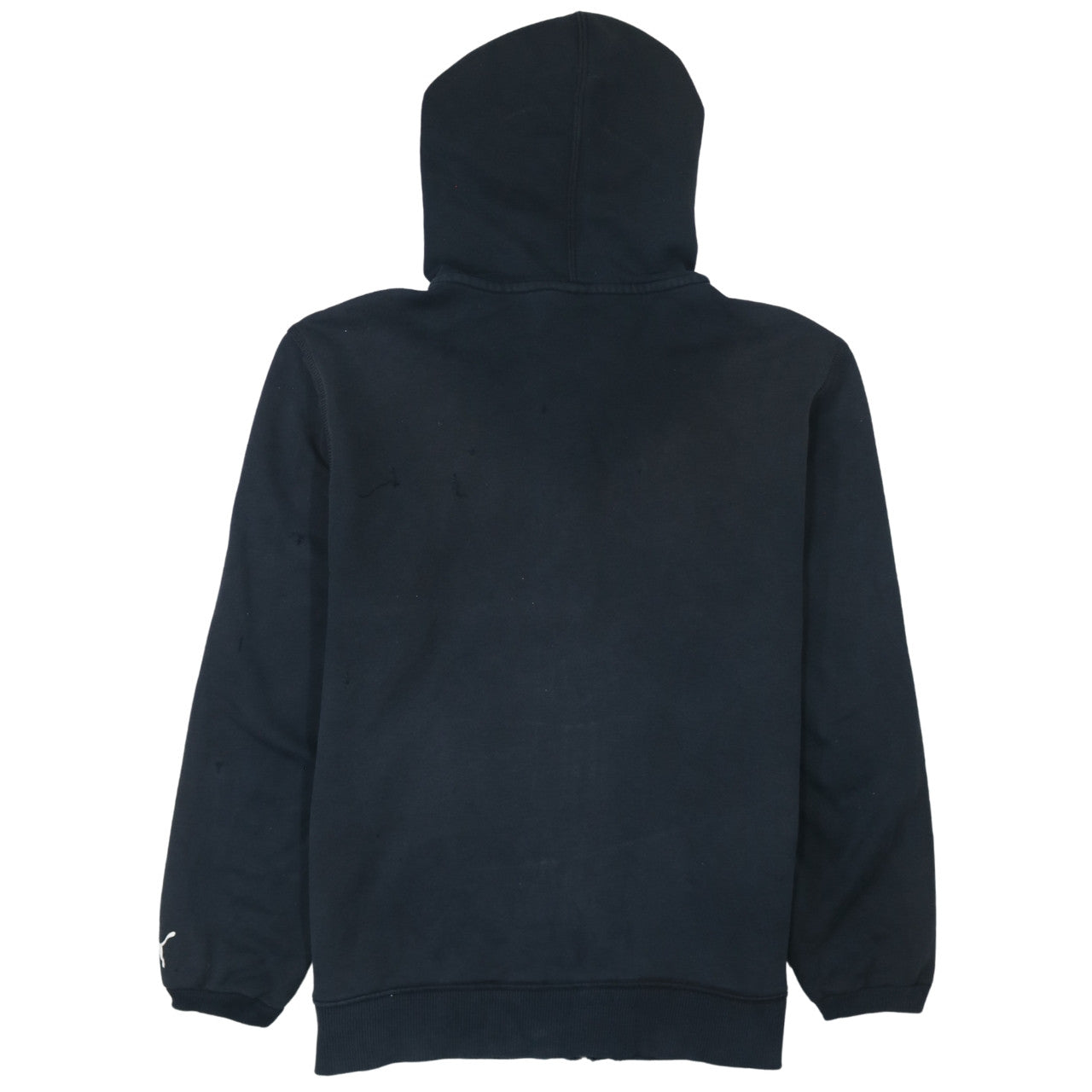 Puma Mens Black Full Zip Hoodie M Graphic Sports Fleece