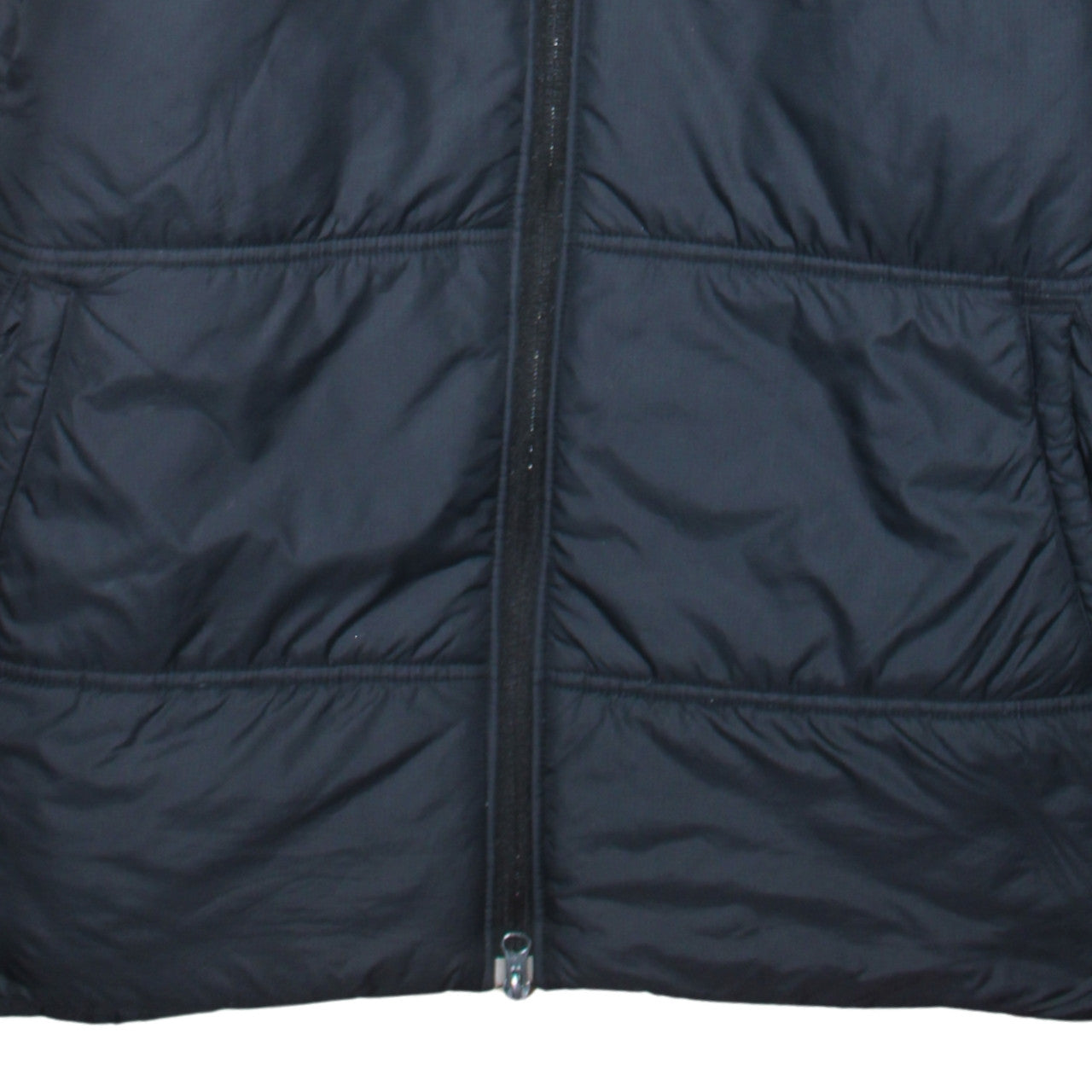 Umbro Men’s Black XL Puffer Jacket Hooded Mid-Length Polyester
