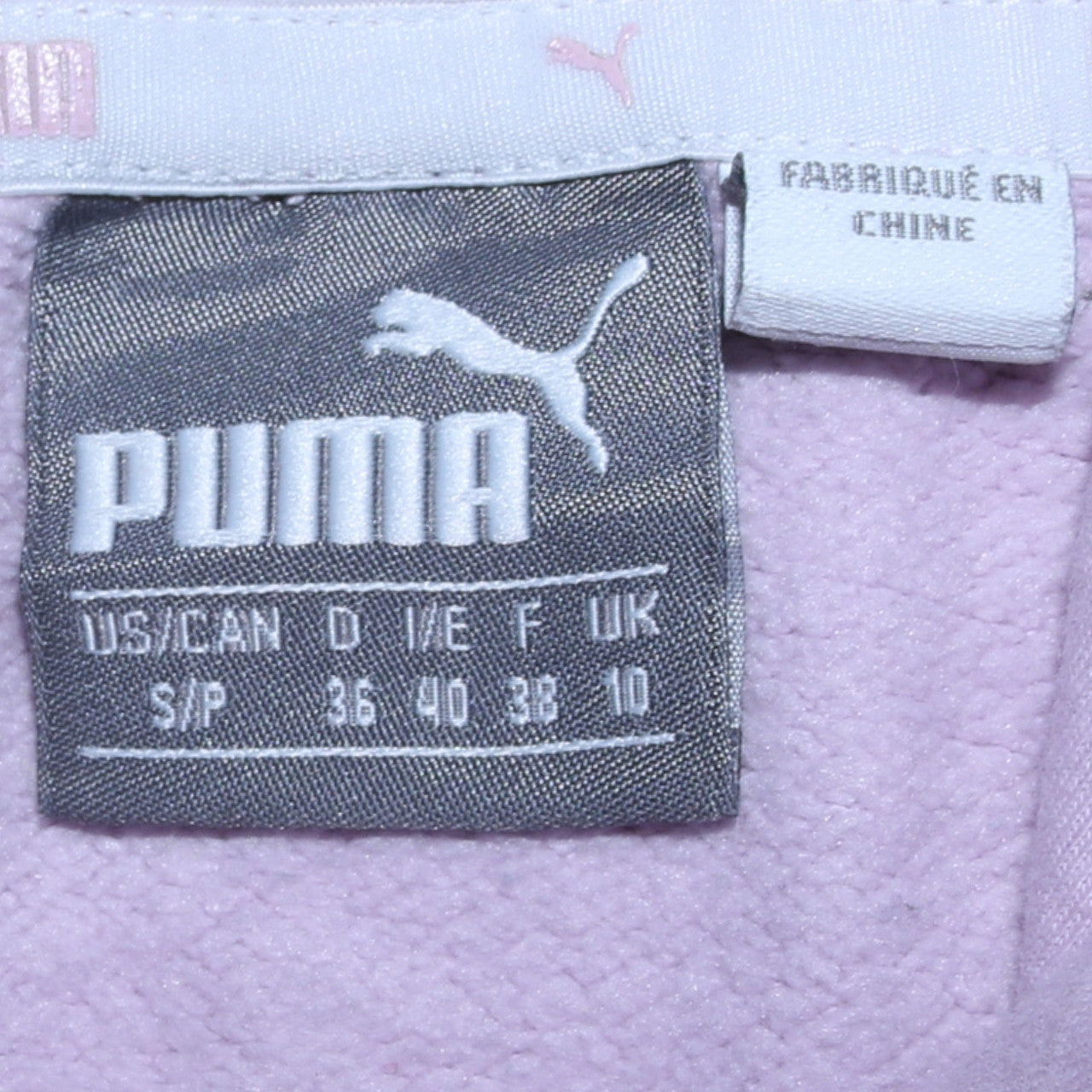 Puma Womens Pink Hoodie UK 10 Pullover Hooded Sweatshirt