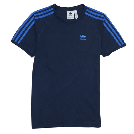 adidas Men Blue XS Crew Neck Short Sleeve Sports T-Shirt