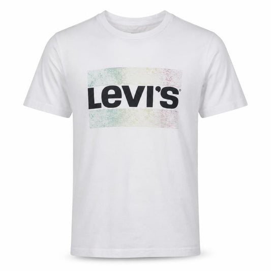 Levi's Men's White XS Crew Neck Logo Graphic Cotton T-Shirt