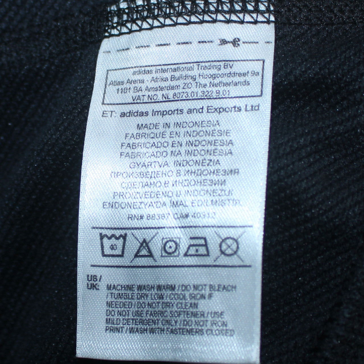Adidas Women's Black Full Zip Hoodie L Climalite Sport Essentials