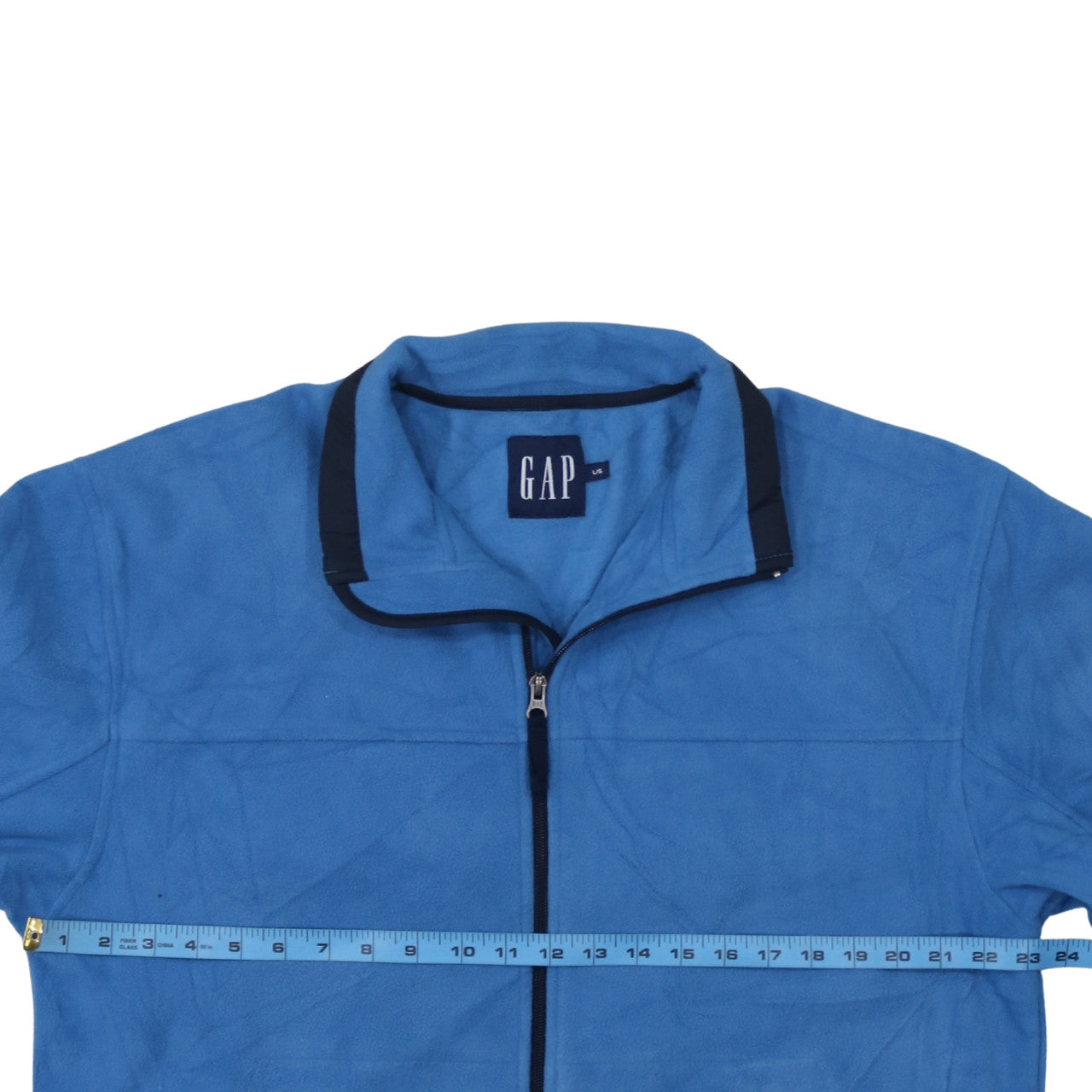 GAP Men’s Blue Fleece Full Zip Casual Jacket Size L