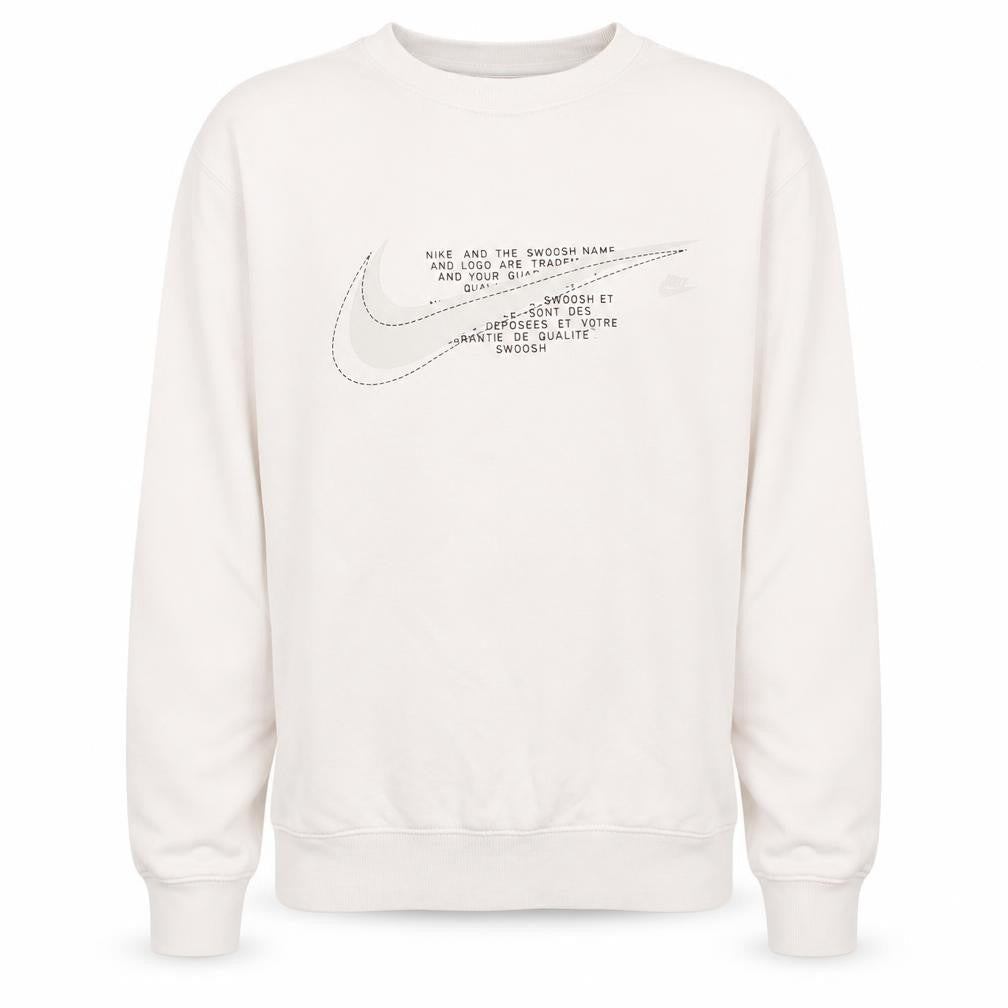 Nike Men’s White Pullover Crew Neck Graphic Sweatshirt Size S