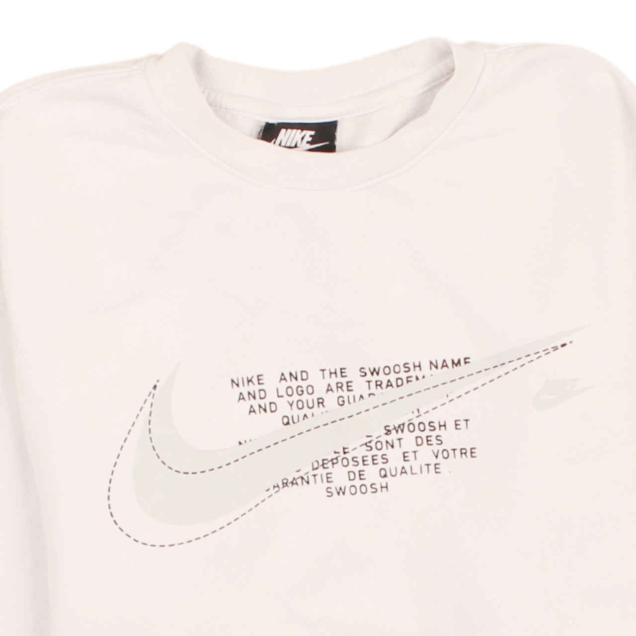 Nike Men’s White Pullover Crew Neck Graphic Sweatshirt Size S