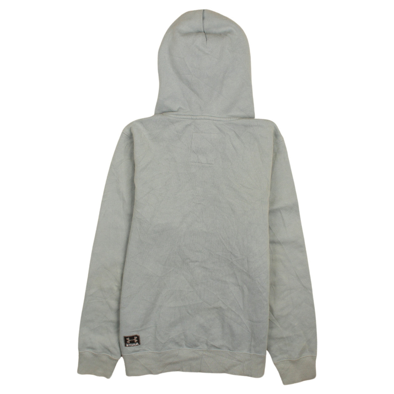 Under Armour Men's Grey Pullover Hoodie Small Logo Sportswear