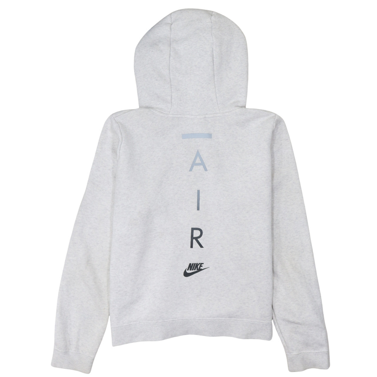 Nike Air Men's Grey Full Zip Hoodie Size L Regular Fit Sportswear