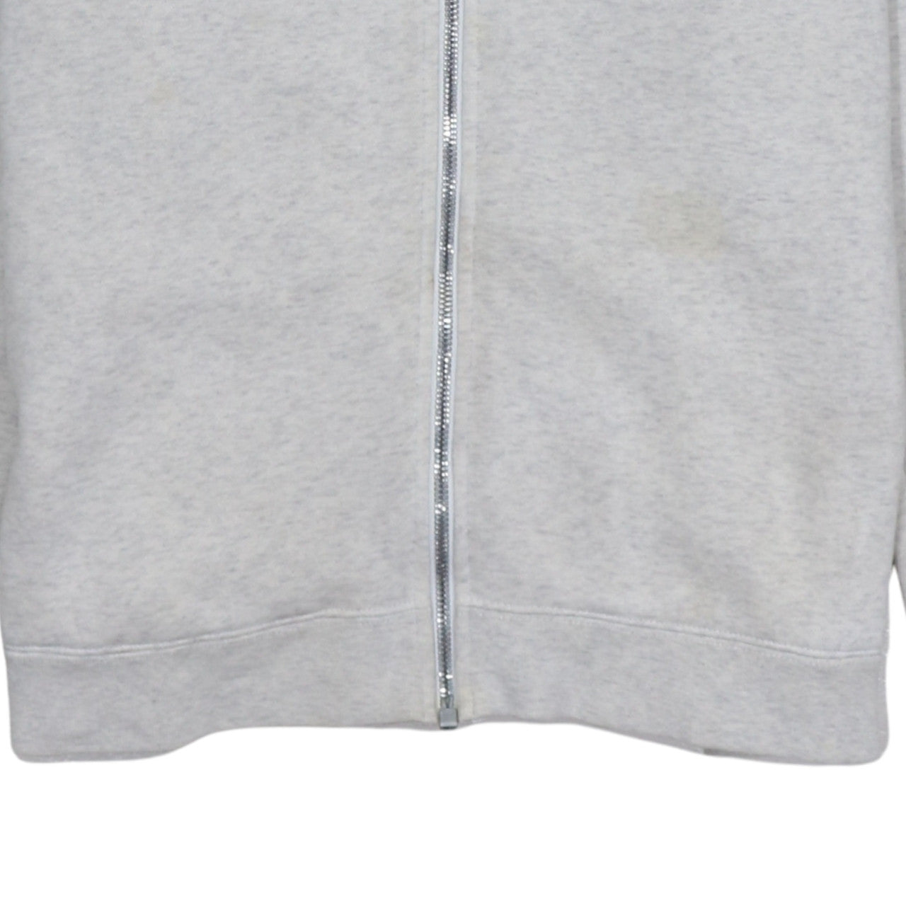 Nike Air Men's Grey Full Zip Hoodie Size L Regular Fit Sportswear