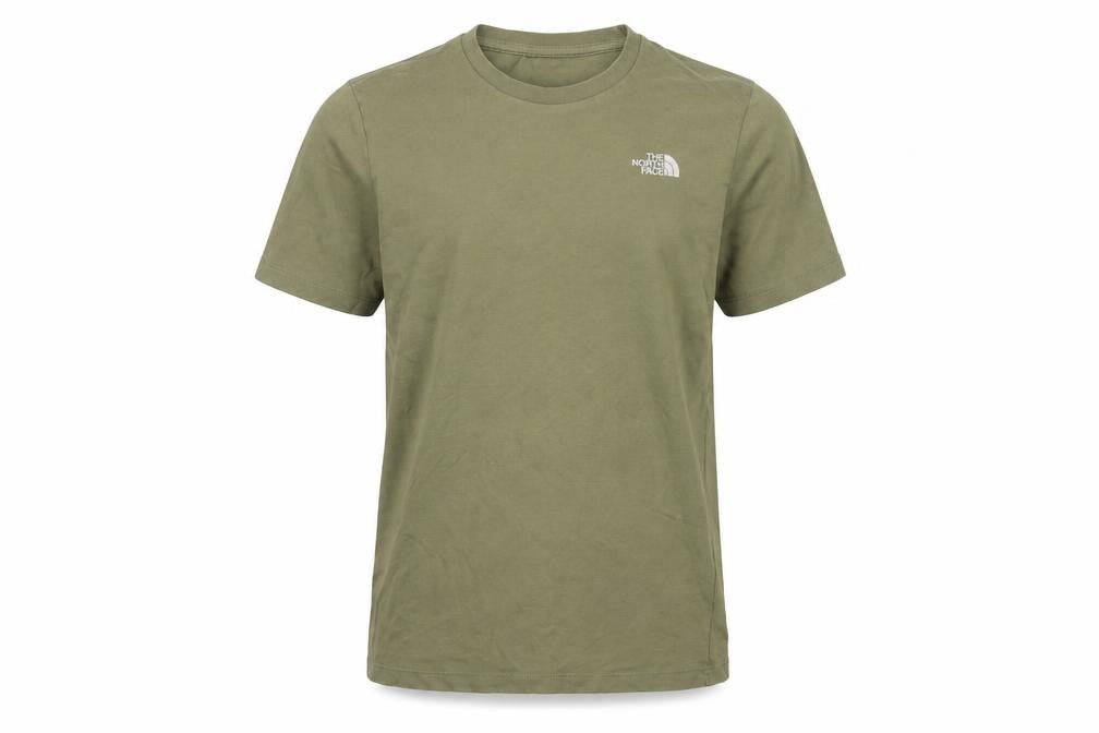 The North Face Boys Green L Short Sleeve Cotton Outdoor T-Shirt