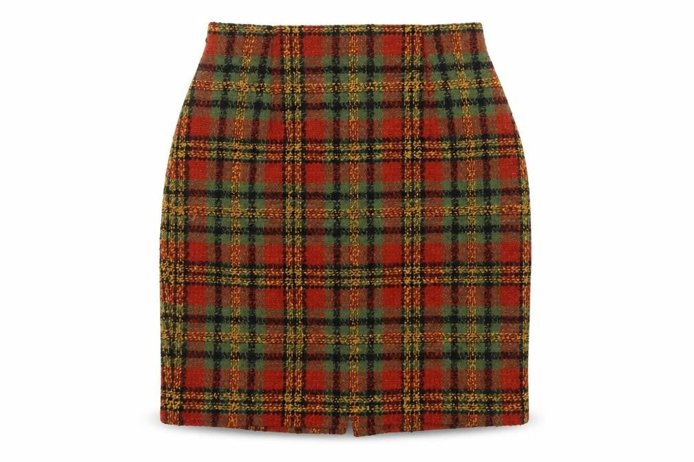 Marks & Spencer Women’s Multicoloured Wool Tweed Pencil Skirt UK 14