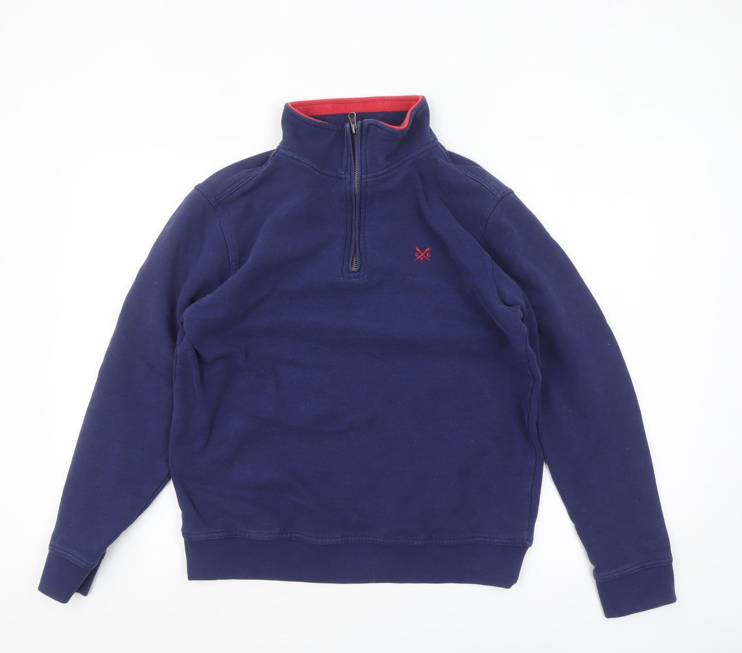 Crew Clothing Women’s Navy 1/4 Zip Pullover Sweatshirt Small
