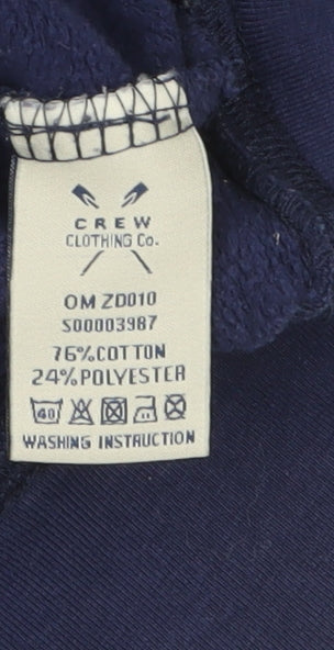 Crew Clothing Women’s Navy 1/4 Zip Pullover Sweatshirt Small