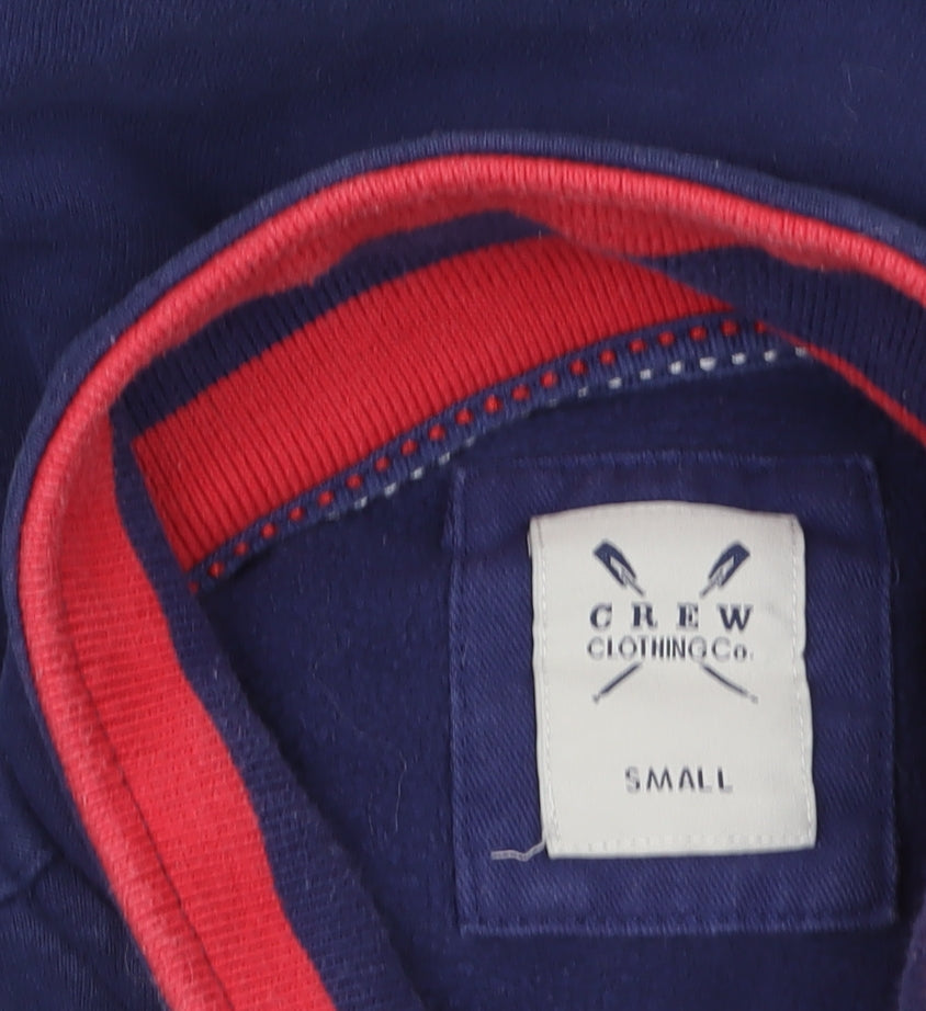 Crew Clothing Women’s Navy 1/4 Zip Pullover Sweatshirt Small