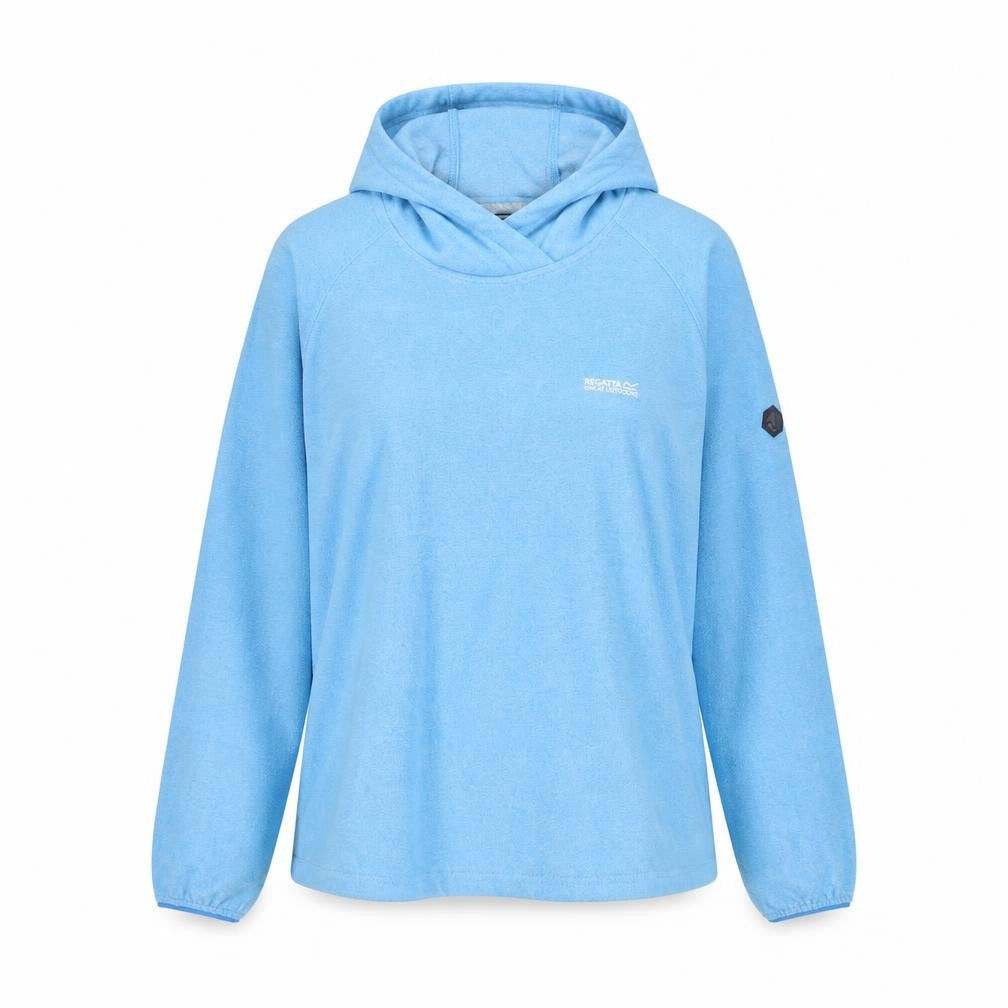 Regatta Great Outdoors Women's Blue Pullover Hoodie UK 16 Polyester