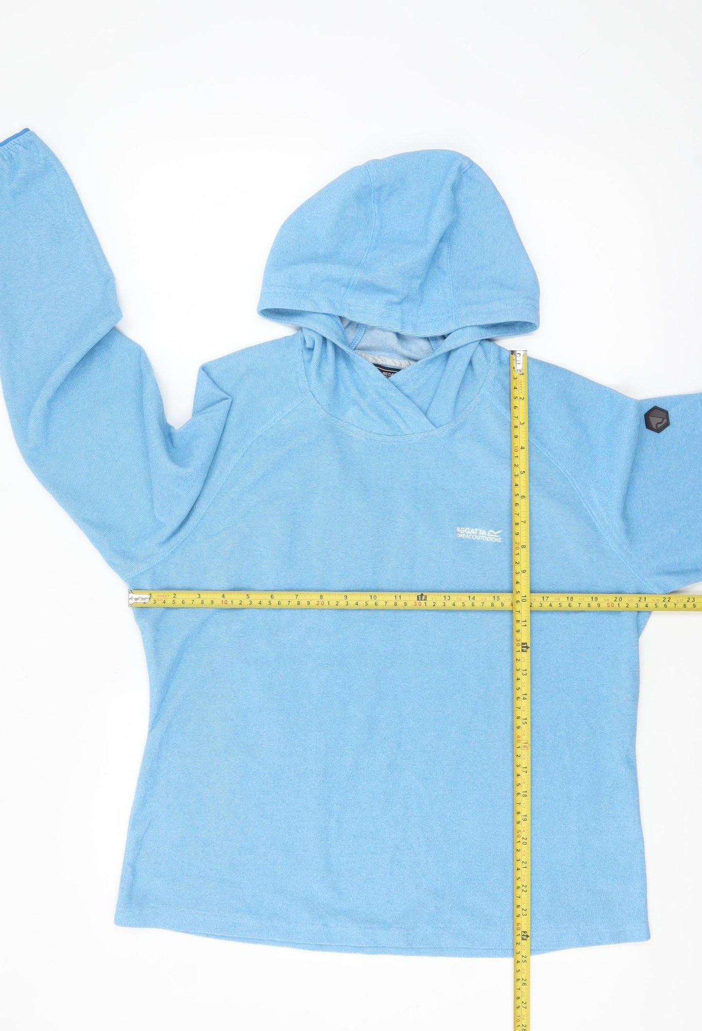 Regatta Great Outdoors Women's Blue Pullover Hoodie UK 16 Polyester