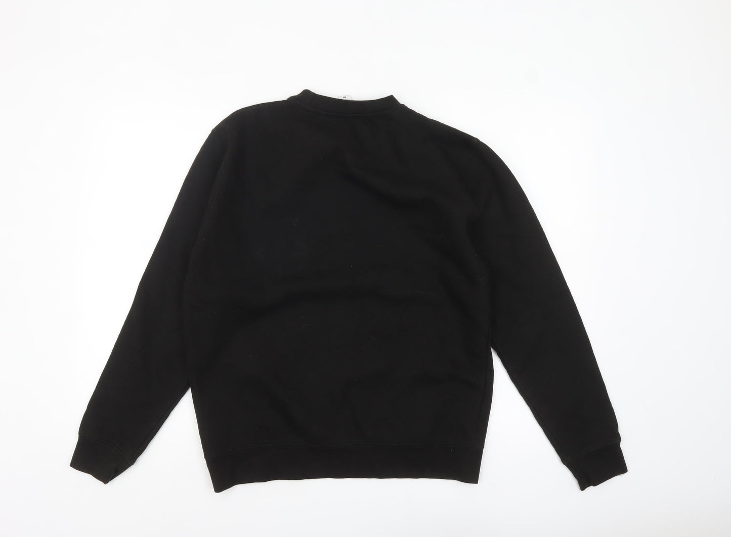 Peanuts Men’s Black Snoopy Christmas Pullover Sweatshirt Size M
