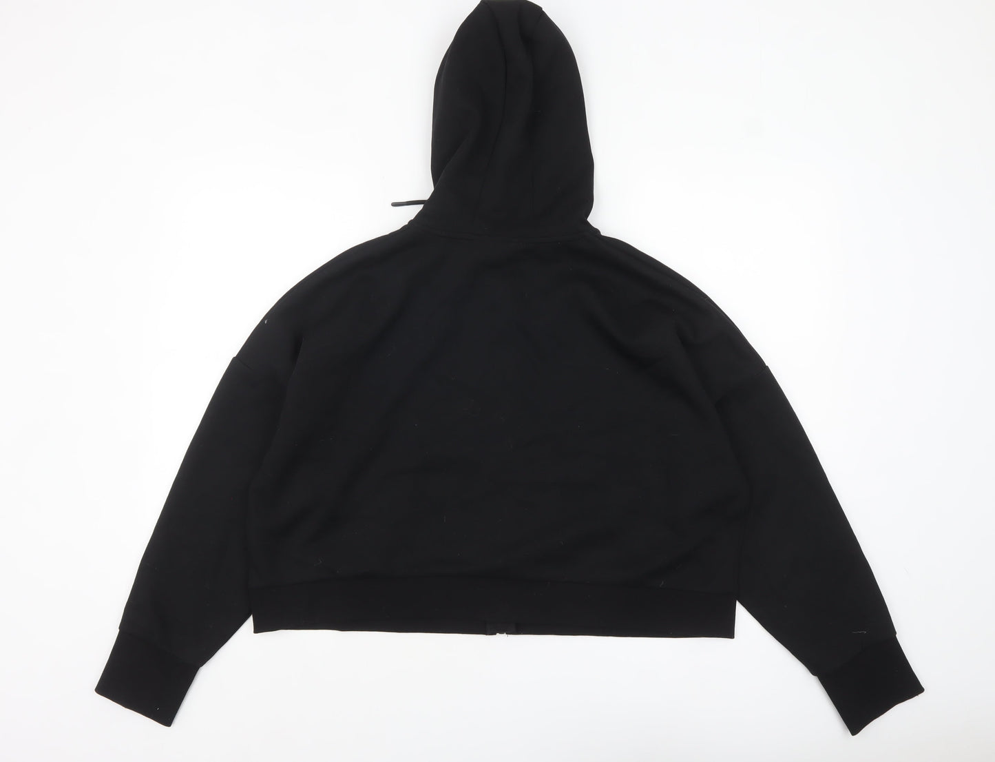 Crivit Womens Black Full Zip Hoodie Size L 16 Hooded Sweatshirt