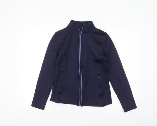 Crivit Women’s Blue Softshell Jacket Size 12 Lightweight Zip Style