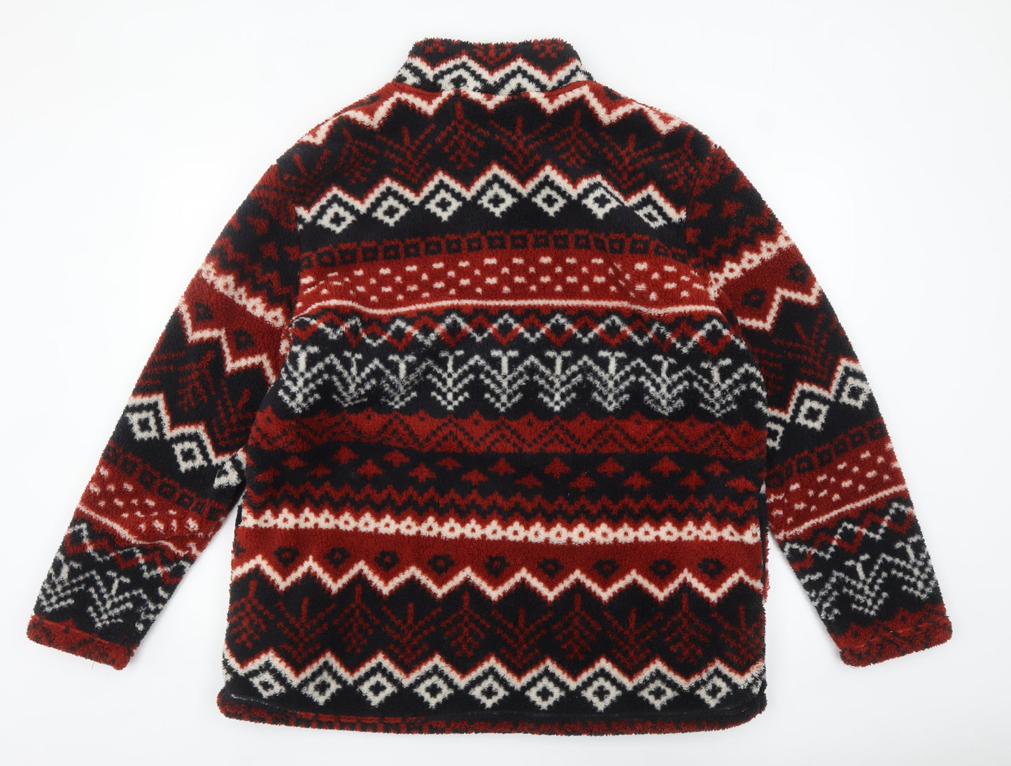 Cotton Traders Mens Multicolour XL Fleece Henley Sweatshirt