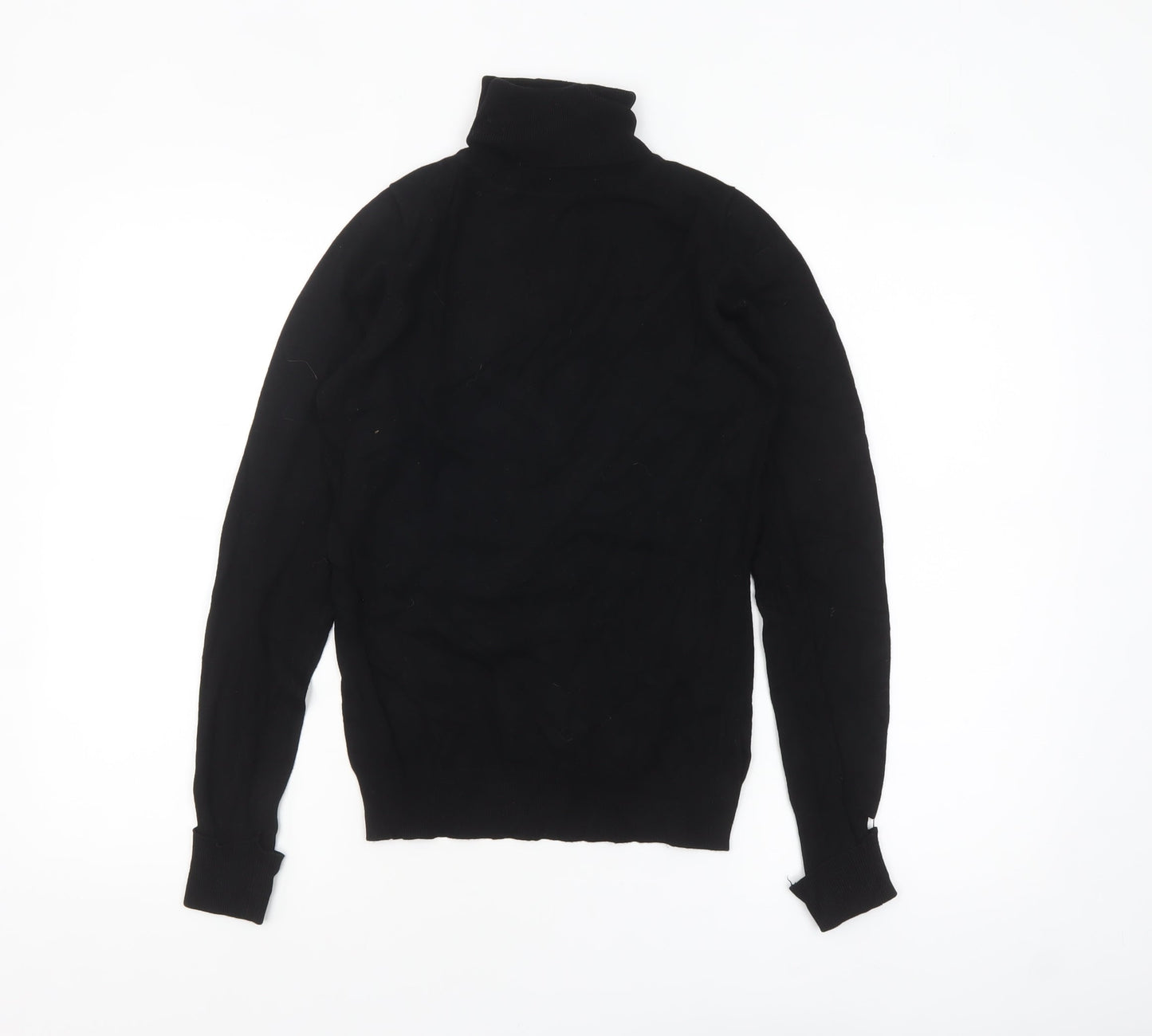 Warehouse Women’s Black Roll Neck Slim Fit Knit Jumper UK 8