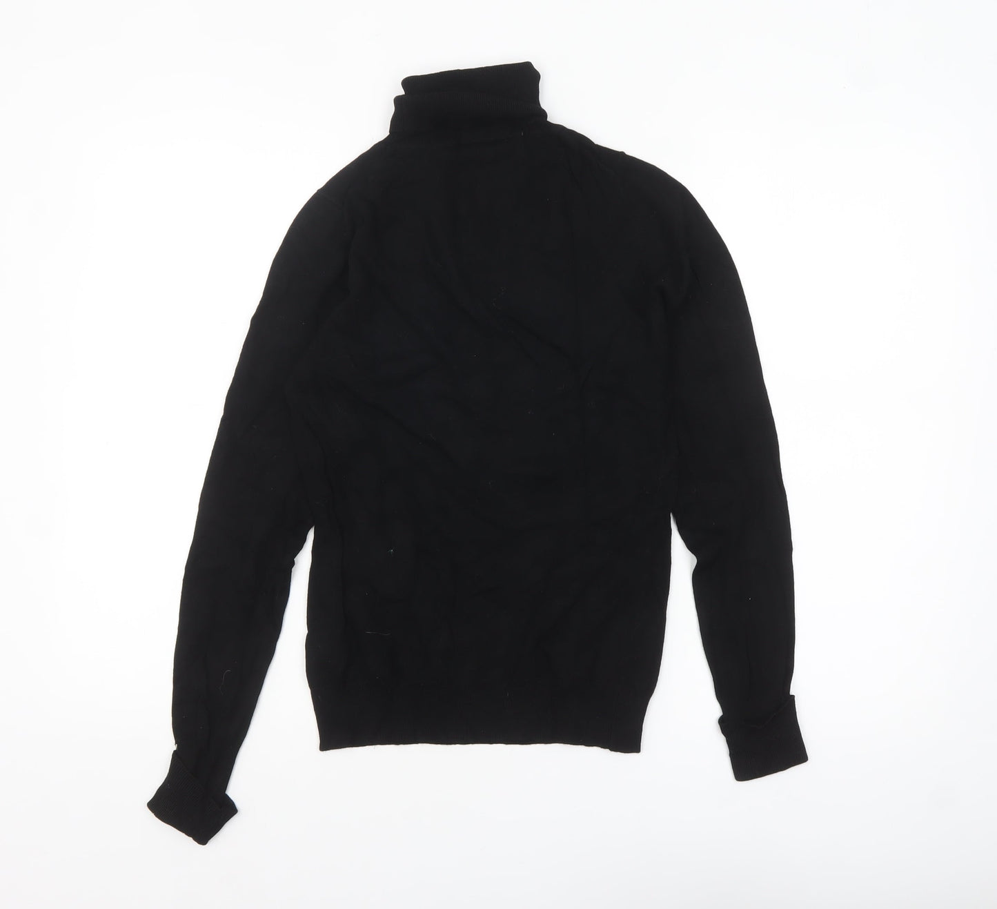 Warehouse Women’s Black Roll Neck Slim Fit Knit Jumper UK 8