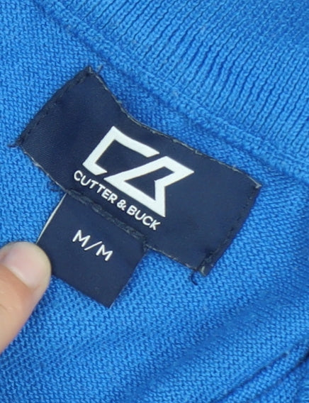 Cutter & Buck Men's Blue 1/2 Zip Basic Active Jacket M