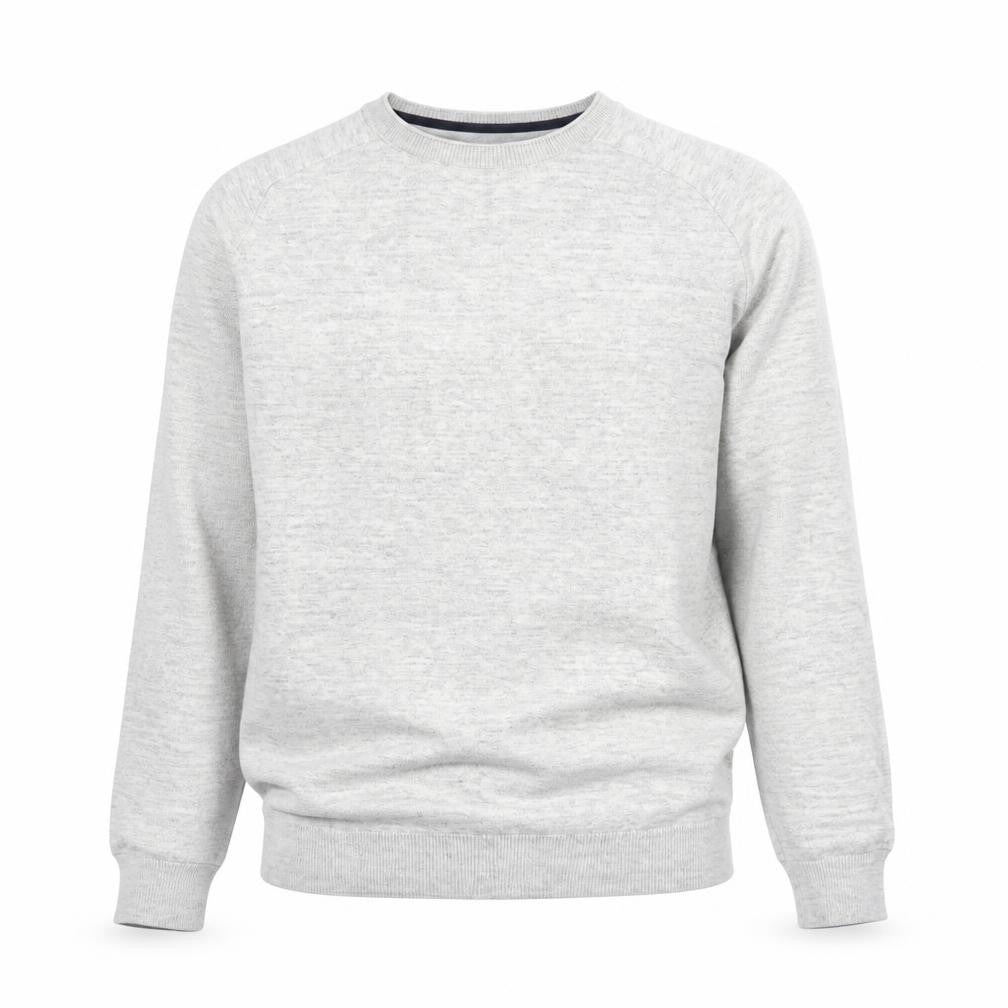 Next Men's Grey Cotton Blend Crew Neck Pullover Sweatshirt Medium