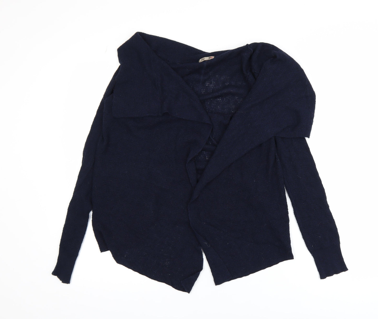 Jigsaw Women's Blue Wool Blend Open Cardigan Size S
