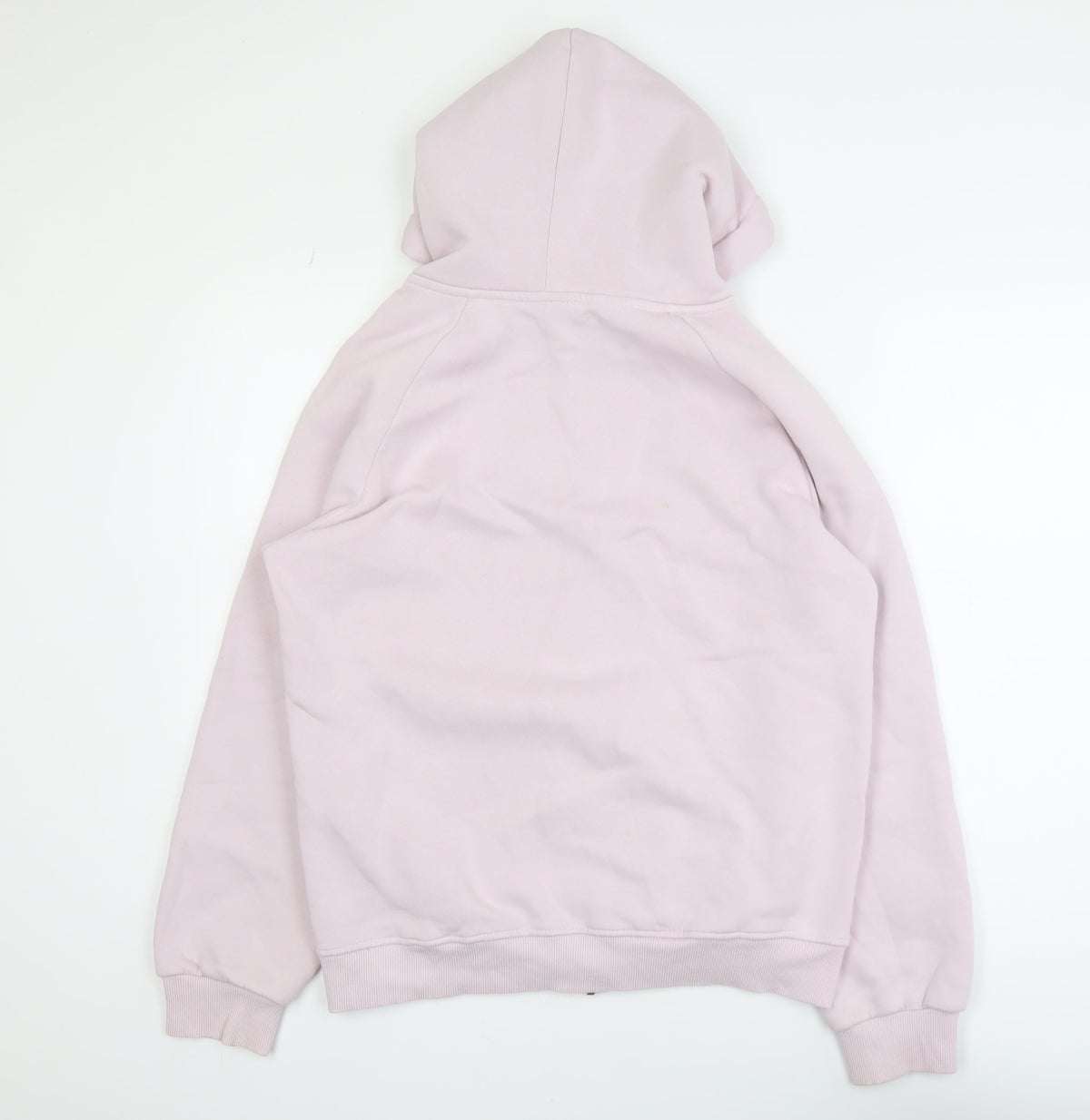 Nike Women's Pink 2XL Cotton Full Zip Hooded Track Jacket