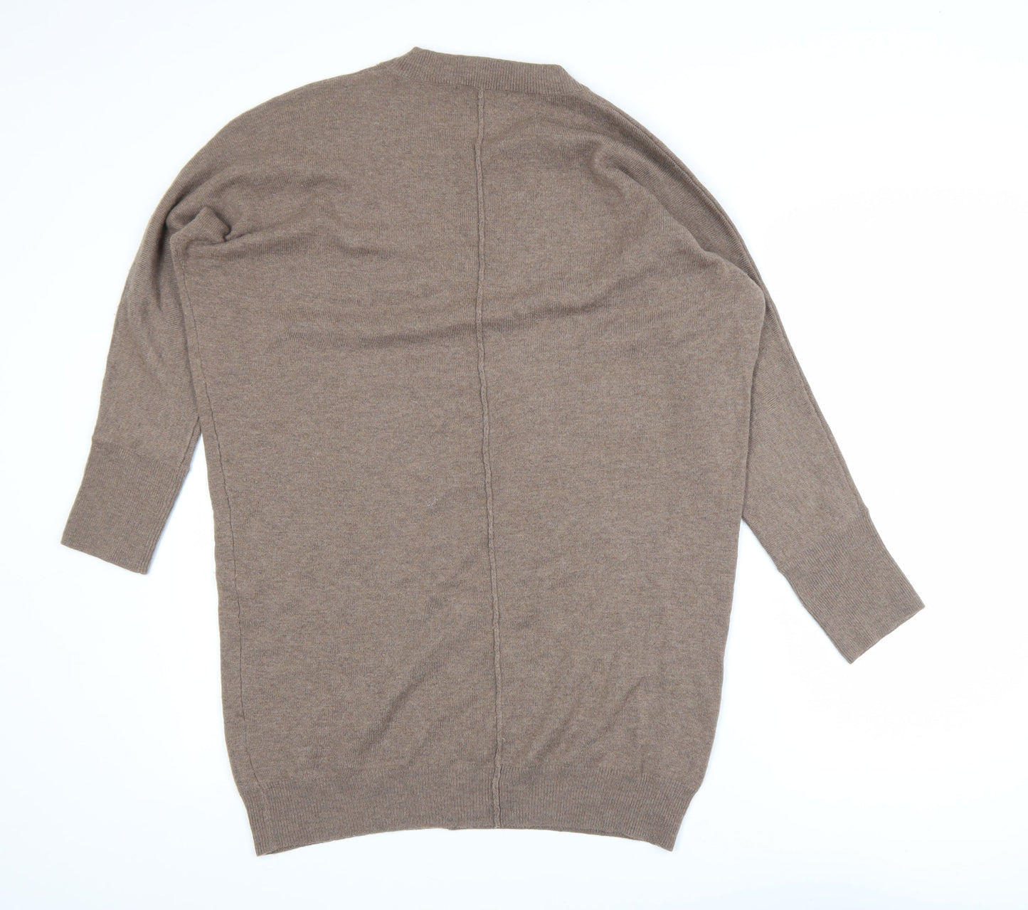 Jaeger Women Beige Wool Cashmere Pullover Jumper Size M