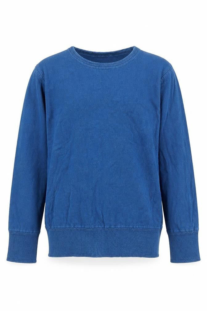 Reiss Men's Blue Cotton Crew Neck Jumper Size S