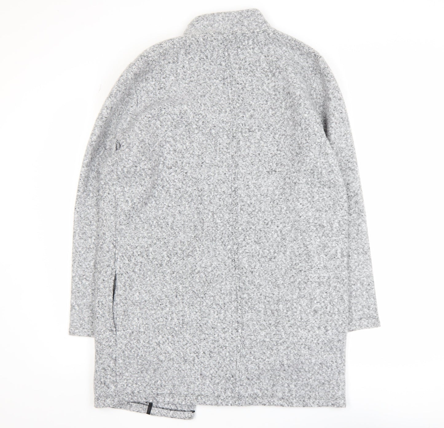 F&F Women’s Grey Wool Blend Mid Length Overcoat Size 12