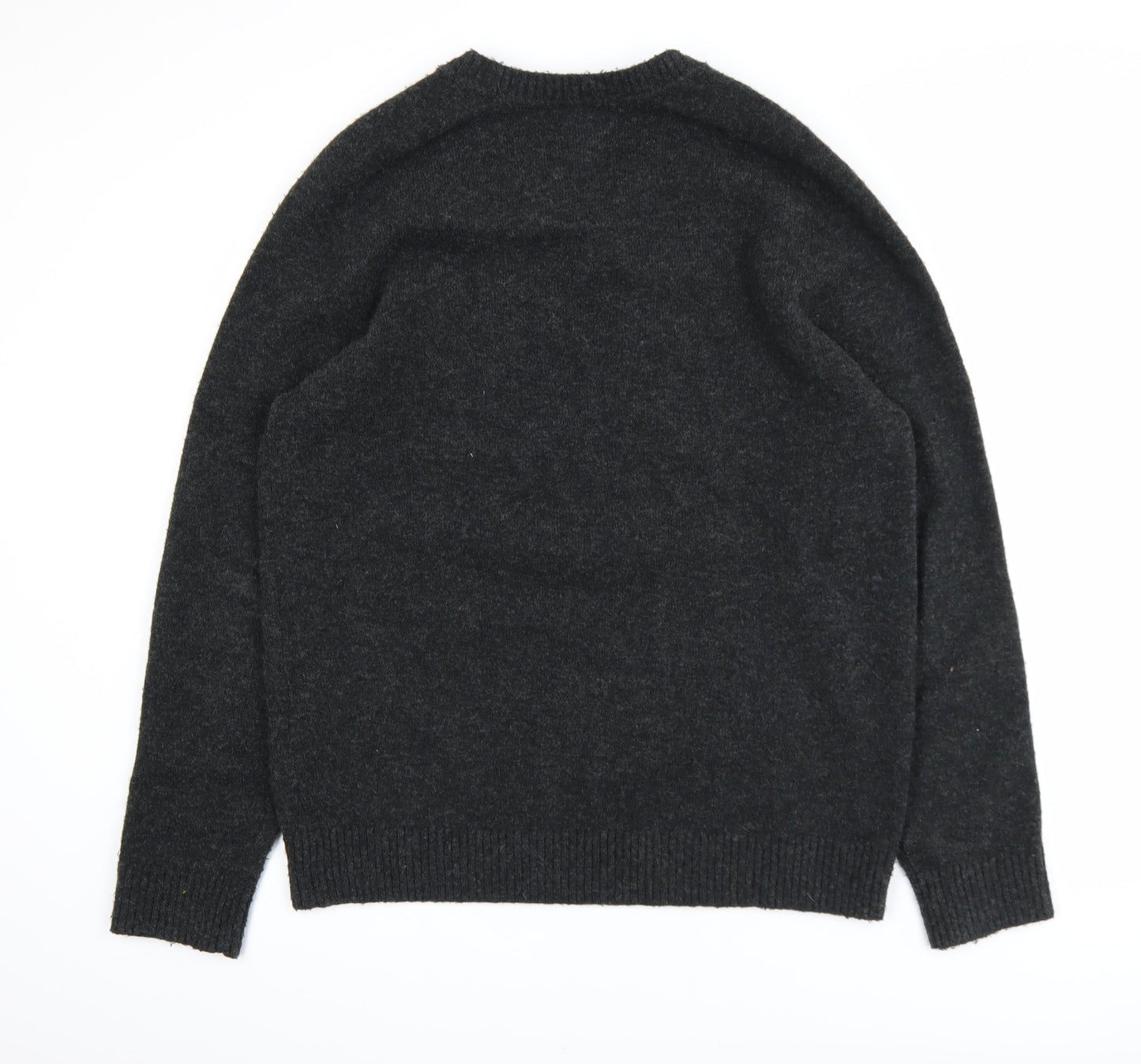 GAP Men’s Grey Wool Blend V-Neck Pullover Jumper Size L