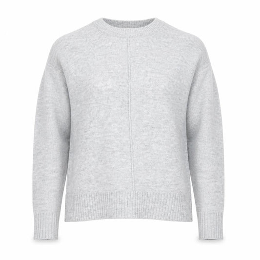 Warehouse Women’s Grey Crew Neck Long Sleeve Knit Jumper Size 14