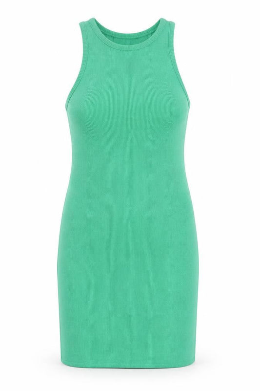ASOS DESIGN Women’s Green Knit Tank Dress Size 14