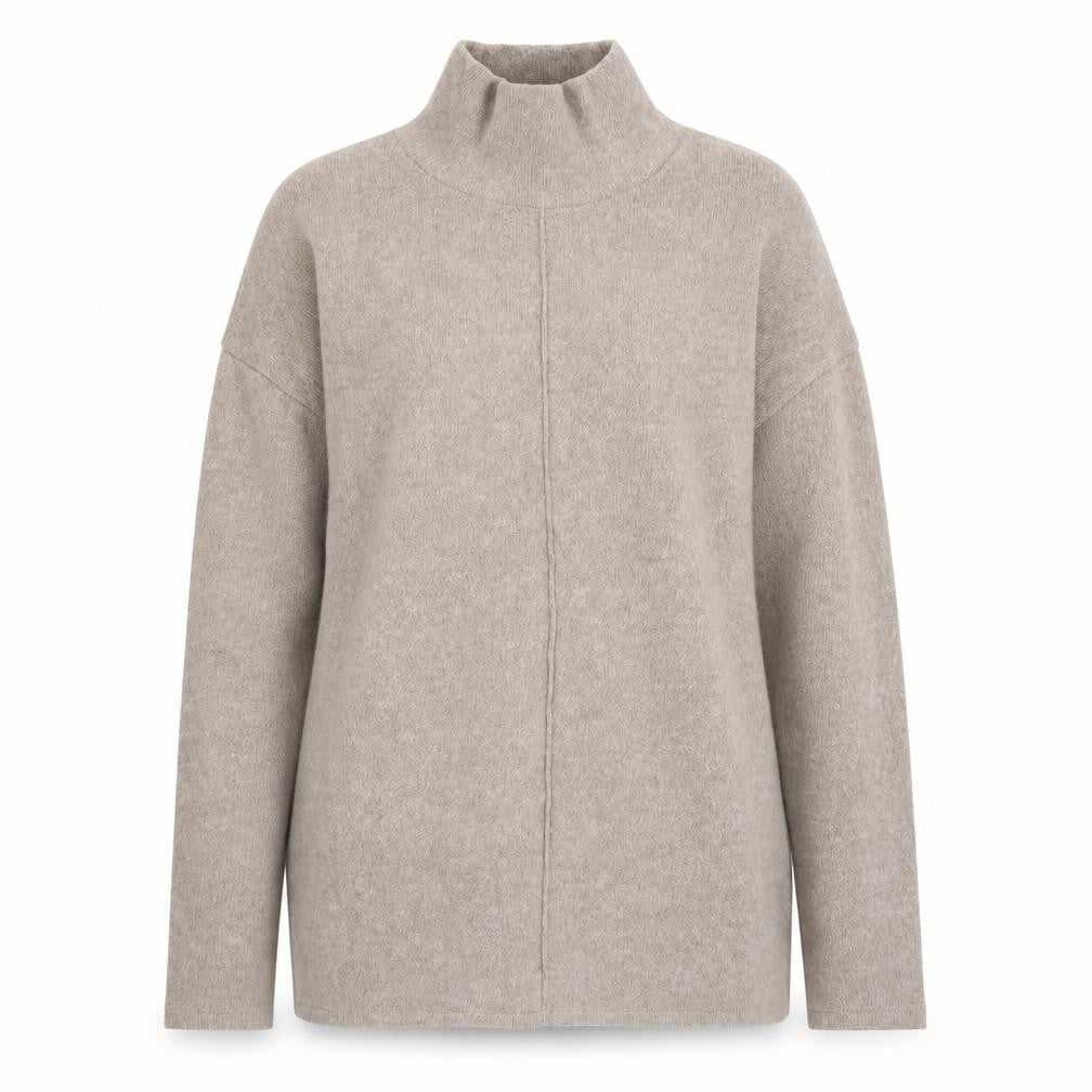 George Women’s Beige Roll Neck Jumper Size S 8-10 Relaxed Fit